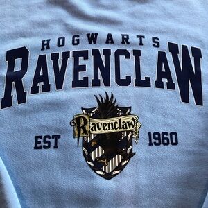 Ravenclaw Hogwarts Blue Sweatshirt SIZE XL